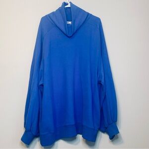 LIT SUPER SOFT Azure Cowl Neck Sweatshirt